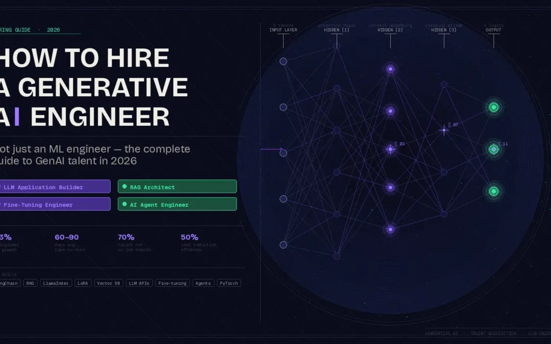 How to Hire a Generative AI Engineer in 2026 (Not Just an ML Engineer)